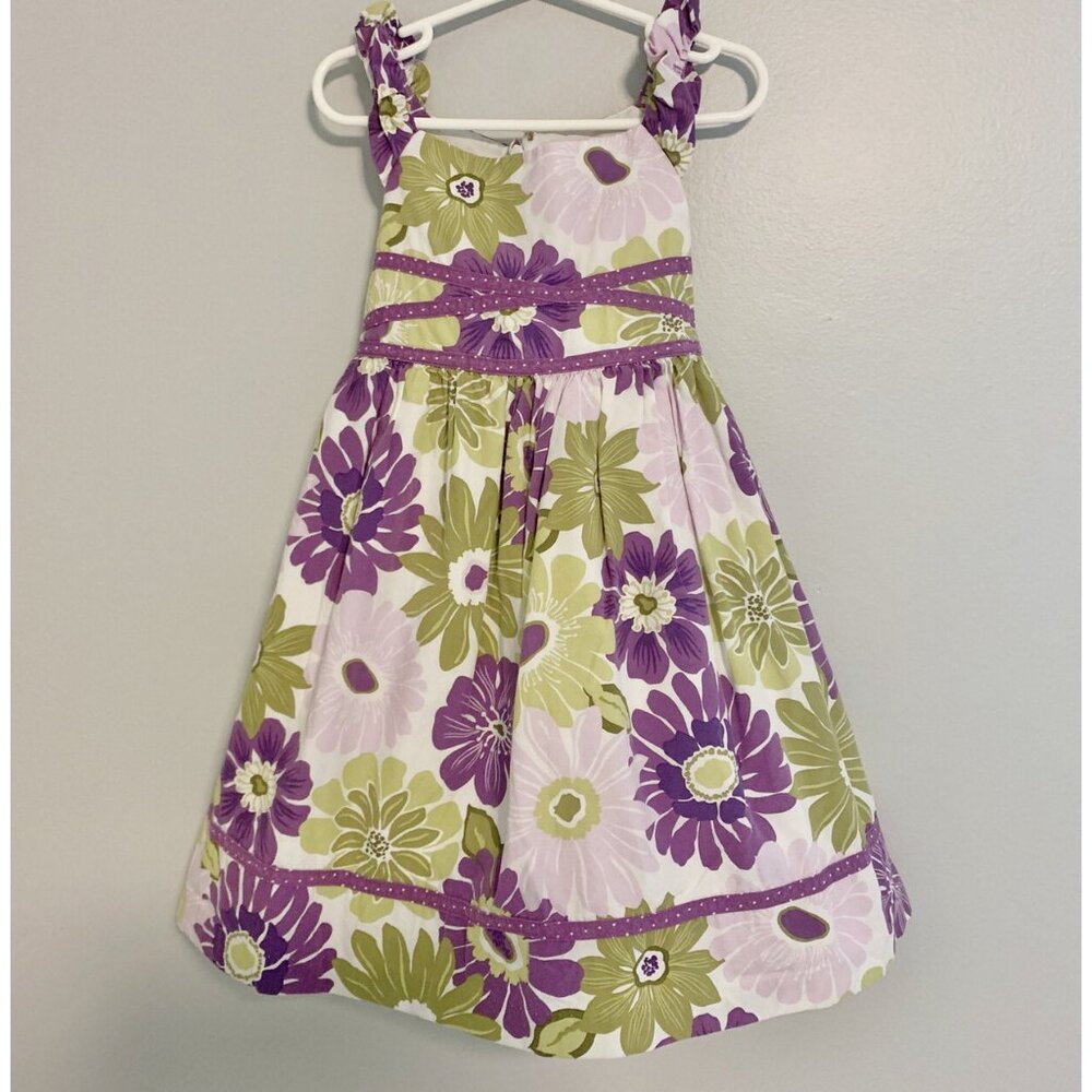 Emma's Garden Purple Floral Dress 5T